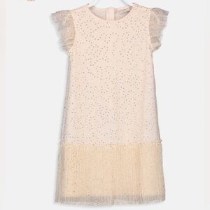 LC Waikiki Elegant Cream Kids Formal Dress